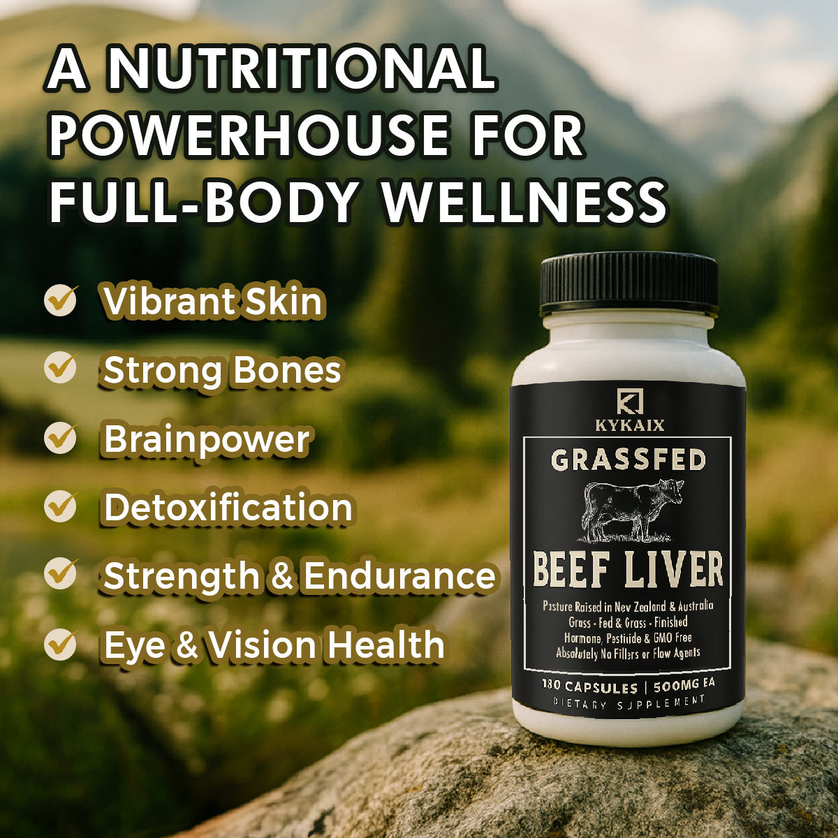 Kylaix® Grass Fed Beef Liver